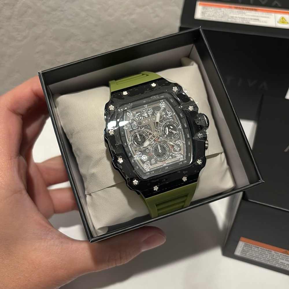 NWT Activa X Invicta Men's Watch - 44.3mm, Green - Picture 3 of 8